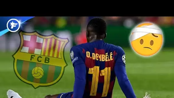 La nouvelle blessure d'Ousmane Dembélé effraie le FC Barcelone | Revue de presse