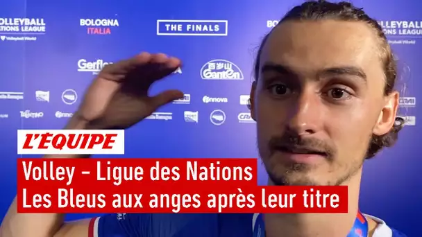 "On est là-haut et on y reste" : La joie des Bleus après leur victoire en Ligue des Nations - Volley
