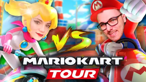 BATTLE DE COUPLE sur MARIO KART TOUR ! ❤️⚡️