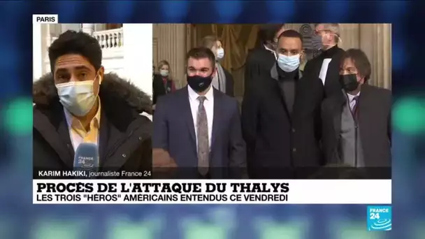Procès de l'attaque du Thalys  : les trois "héros" américains entendus par la justice