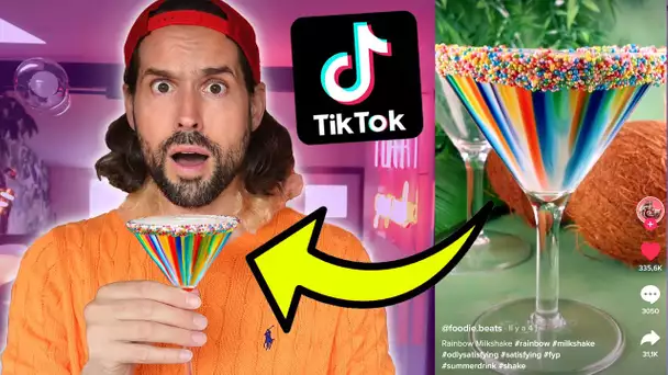 JE MANGE QUE DES RECETTES TIKTOK PENDANT 24H (satisfaisant) - HUBY