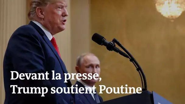 Face au FBI, Trump se range ouvertement du côté de Poutine