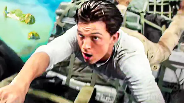 UNCHARTED "Bagarre dans l'Avion" Clip (2022) Tom Holland