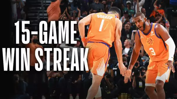 The Suns RED-HOT Win Streak Counter: 15! 🌞♨