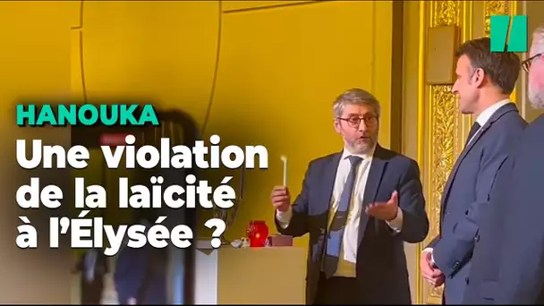 Hanouka : cette bougie allumée à l’Élysée fait bondir la classe politique