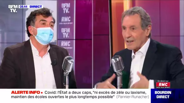 Arnaud Fontanet face à Jean-Jacques Bourdin en direct