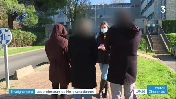 Quatre professeurs de Melle lourdement sanctionnés par le rectorat de Poitiers