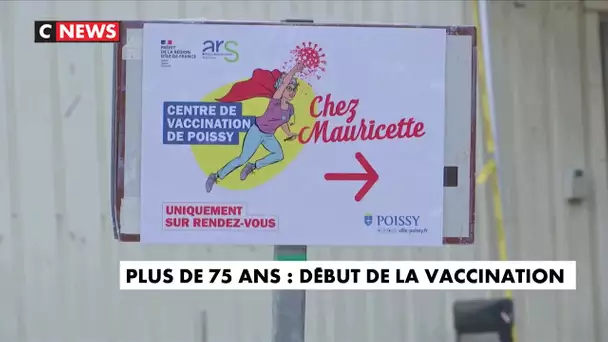 Coronavirus : début de la vaccination pour les plus de 75 ans