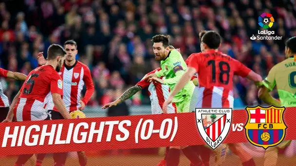 Highlights Athletic Club vs FC Barcelona (0-0)