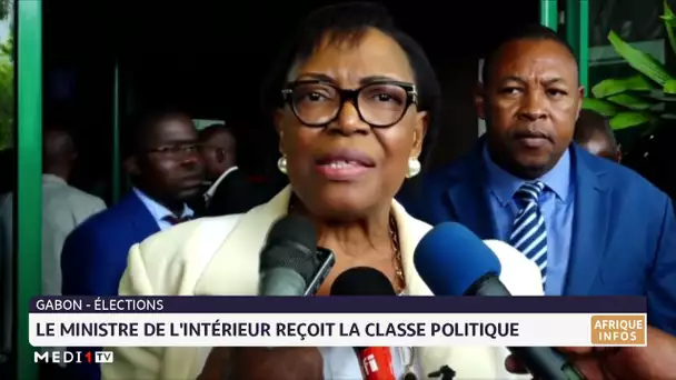 Gabon: Le ministre de l´intérieur reçoit la classe politique