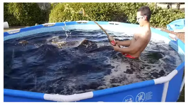 WTF IL VERSE 5600 LITRES DE COCA DANS UNE PISCINE ET CRASH UN DRONE PHANTOM 4 !!