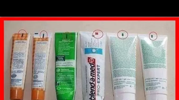 CODE DE COULEURS SUR LES TUBES DE DENTIFRICES;DÉCOUVREZ TOUTE LA VÉRITÉ