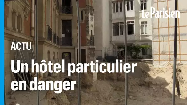 Un hôtel particulier à Paris est menacé par la construction d'un immeuble de bureau