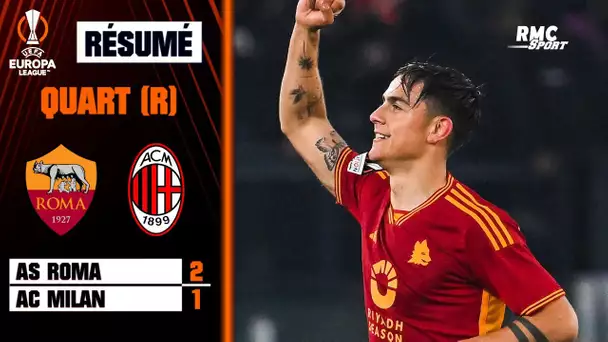 Résumé : AS Roma (Q) 2-1 AC Milan - Ligue Europa (quart de finale retour)