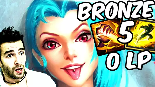 ♠ WTF BRONZE 5 ♦ JINX SMITE ADC ! Skyyart Game Incroyable 0 LP!