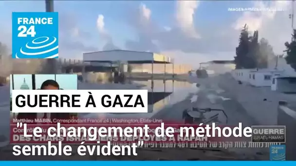 Guerre à Gaza : "Le changement de méthode semble évident" • FRANCE 24