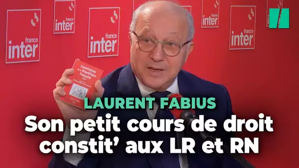 Réviser la Constitution après la loi immigration ? Fabius ne dit pas non mais…