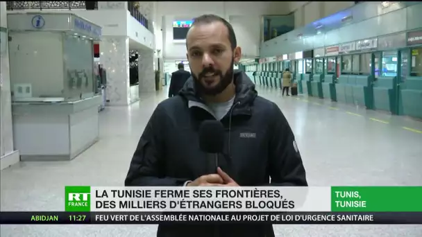 Covid-19 : des milliers d'étrangers bloqués en Tunisie suite à la fermeture des frontières