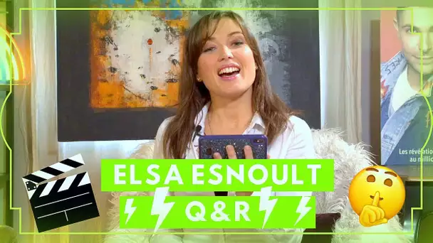 Q&R Elsa Esnoult (DALS 10): Un bébé ? Chirurgie, Couple à 3, Projet de film,  Elle réagit à tout !