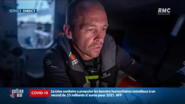 Vendée Globe : le skipper, Kevin Escoffier sauvé par Jean Le Cam