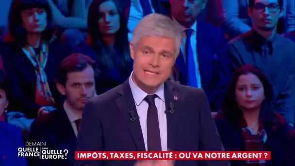 Débat des Européennes : Laurent Wauquiez réclame une baisse de 10% de l'impôt sur le revenu "pour…