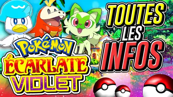 Pokémon Écarlate & Violet : Toutes les Infos de la 9G !