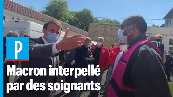 Visite à la Pitié Salpètrière  : Macron a promis une revalorisation «des rémunérations et des