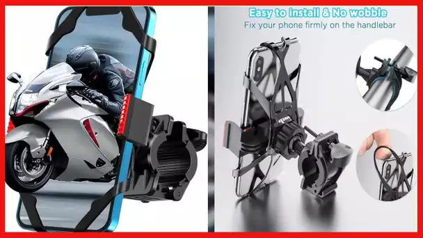 Motorcycle Phone Mount, Bike Phone Mount Holder, IPOW Universal Cell Phone Bicycle & Motorcycle