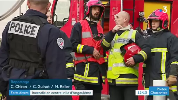 Charente : incendie dans un appartement du centre-ville d'Angoulême