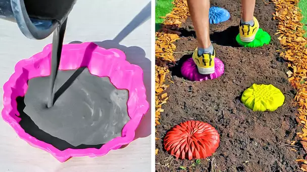 INCROYABLES IDÉES DIY POUR LE JARDIN || MANIÈRES BON MARCHÉ DE TRANSFORMER TON JARDIN