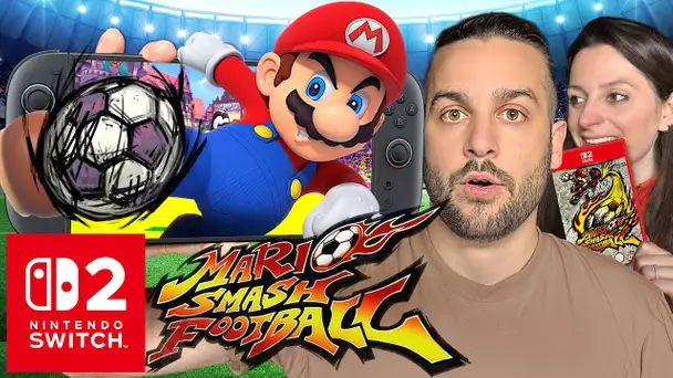 MARIO joue au FOOT SUR NINTENDO SWITCH 2 ! ( Mario Smash Football )
