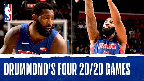 Andre Drummond's HISTORIC 20-PT, 20-REB Stretch