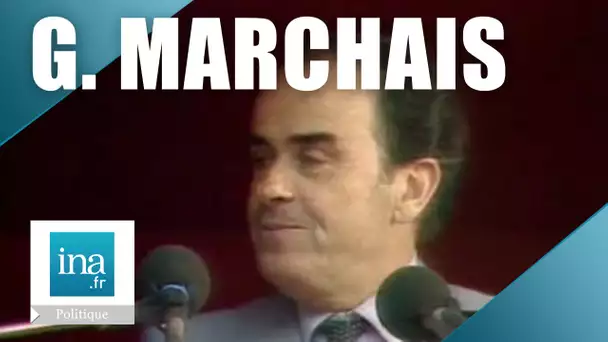 Georges Marchais "Drôles de révolutionnaires ceux qui sont soutenus par la droite" | Archive INA