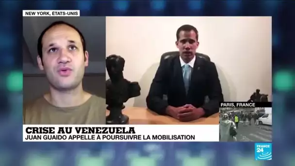 Crise au Venezuela : Juan Guaido appelle à poursuivre la mobilisation