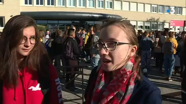 Les lycéens d'Alençon marche pour le climat