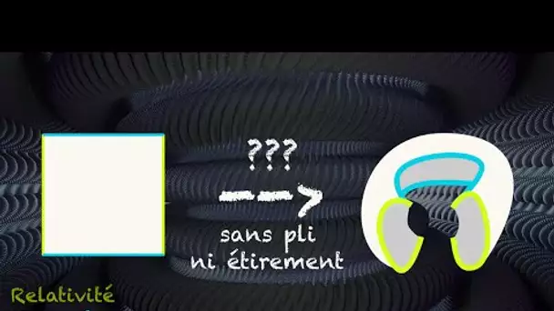 Peut-on coller les côtés opposés d'une feuille carrée ? Relativité 9