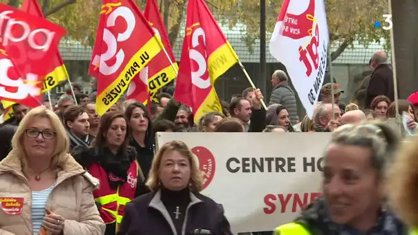 Nîmes : manifestations, défilés et grève contre la réforme des retraites