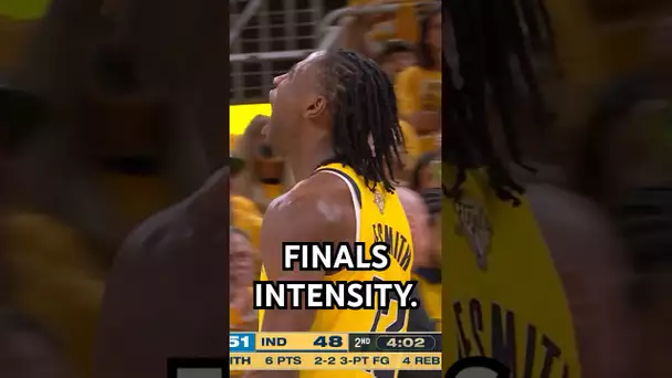 Nesmith with the triple, then forces the turnover!