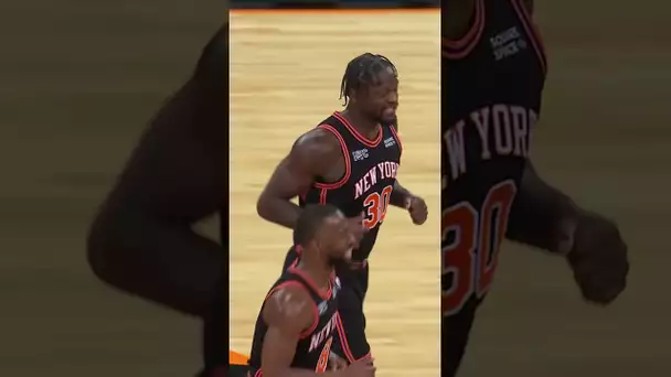 Julius Helps Kemba Make Knicks History #NBAChristmasDay | #Shorts