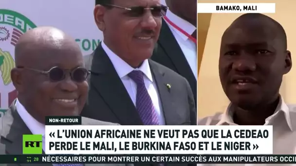 « L'Union Africaine ne veut pas que la CÉDÉAO perde le Mali, le Niger et le Burkina Faso »
