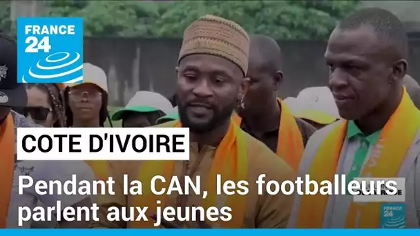 Les footballeurs ivoiriens profitent de la CAN pour porter des messages à la jeunnesse