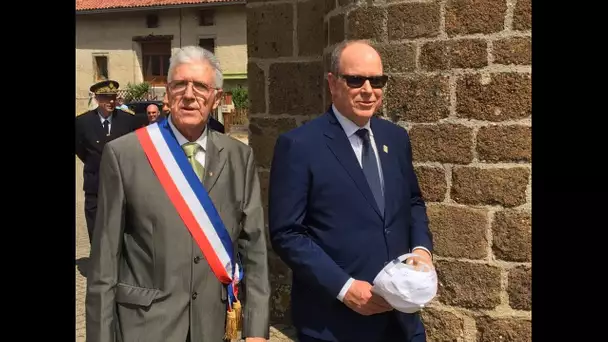 Visite du prince Albert de Monaco en Auvergne