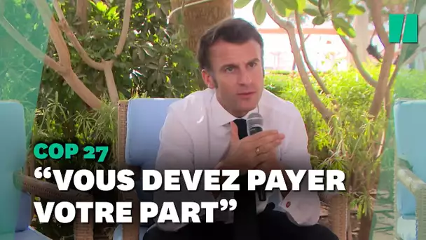 Macron met la pression sur la Chine et les États-Unis à son arrivée à la Cop 27