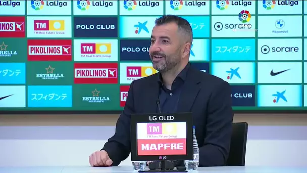 Rueda de prensa Elche CF vs RCD Espanyol de Barcelona