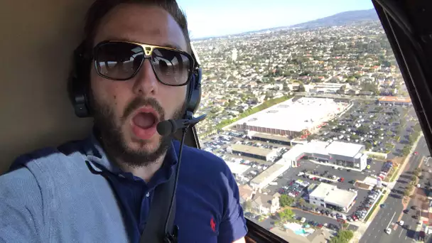 EN HELICOPTERE AU DESSUS D&#039;HOLLYWOOD !! ( Bonus #WootBoxTrip)