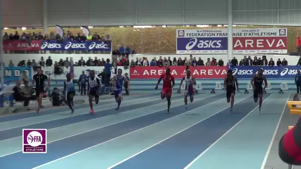 Nantes 2015 : Finale 60 m Juniors M (Amaury Golitin en 6&#039;&#039;80)