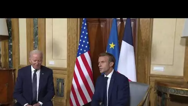 Joe Biden et Emmanuel Macron se rencontrent en amont du G20