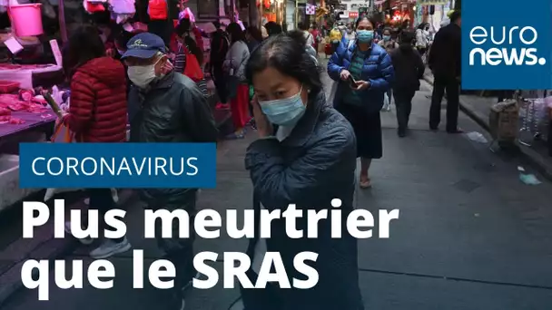 Le nouveau coronavirus a déjà tué plus que le SRAS en deux ans en Chine continentale