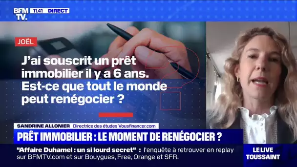 Est-ce le moment de renégocier son prêt immobilier ? BFMTV répond à vos questions