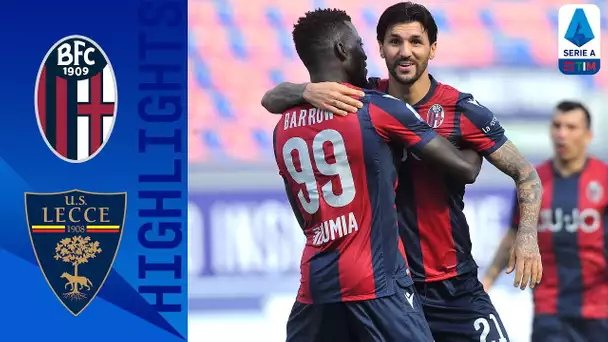 Lecce 3-2 Bologna | La decide Barrow con il gol del 3-2 nel recupero | Serie A TIM